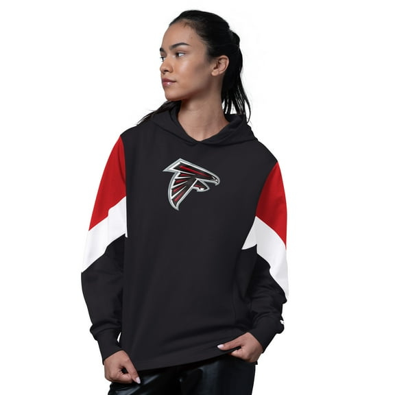 Women's Starter Black Atlanta Falcons Scrimmage Hoodie