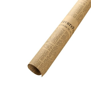 Newspaper vintage wrapping paper
