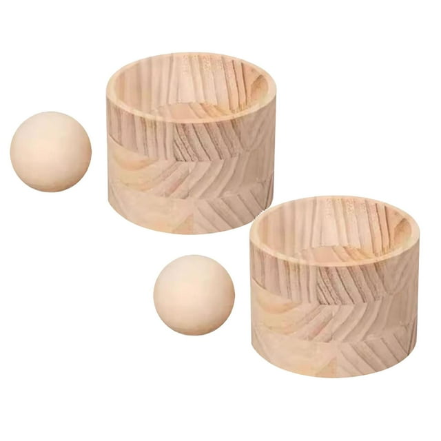Leojiow 2Pcs Wooden Dumpling Pr E S S Tool Hand Pie Maker Bakeware Tool Qingming B All Skin Maker Dumpling Wr Apper Pr E S S For Event Restaurant 10X7Cm