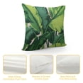 thumbnail image 4 of Nawypu Tropical Palm Leaves Throw Pillow Covers  Summer Green Banana Leaf Pillow Covers Modern Outdoor Tropical Pillowcase Square Cushion Cover for Bedroom Sofa Couch Home Decor, 4 of 5