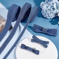 thumbnail image 5 of 1set 3 rolls 3 styles Nylon Denim Ribbons Garment Accessories Marine Blue 3/8~1 inch(10~25mm) 1 roll/style, 5 of 6