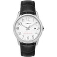 thumbnail image 2 of Timex Men's Easy Reader Signature Black/White Watch, Leather Strap, 2 of 2