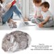 thumbnail image 4 of Estatuilla De Conejo Peludo, Cómodo Conejo De Simulación Que No Destiñe, Exquisito Lindo Para La Decoración Del Hogar Para Niños, 4 of 7