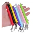 thumbnail image 4 of WANGQI Porte-Clés à Ressort Élastique Coloré avec Lanière Anti-Vol pour Téléphone Portable, 4 of 7