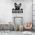 thumbnail image 4 of Craftnamesign Custom French Bulldog Metal Wall Art LED Light, Bulldog Sign, Bulldog Wall Decor, 4 of 5