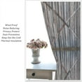 thumbnail image 5 of Rustic Wooden Curtains Vintage Barn Door Farmhouse Cottage Barn Door Pattern Decorative Curtains Country Living Room Style Printed Curtains 42x63 inches, 5 of 6