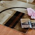 thumbnail image 2 of Ladole Rugs Adonis Vincenza Collection Geometric Elegant European Soft Area Rug Carpet in Beige Brown, 7x10 (6'5" x 9'5" , 200cm x 290cm), 2 of 5