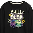 thumbnail image 3 of Disney Cars - Filmore Says Chill Dude - Toddler & Youth Long Sleeve Graphic T-Shirt, 3 of 5