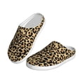 thumbnail image 2 of Kdxio Leopard Print Women's Men's Slippers Plush Slip-On House Slipper for Winter Indoor Soft Cushion Non-slip Fluffy Slides Slippers-39/40, 2 of 7