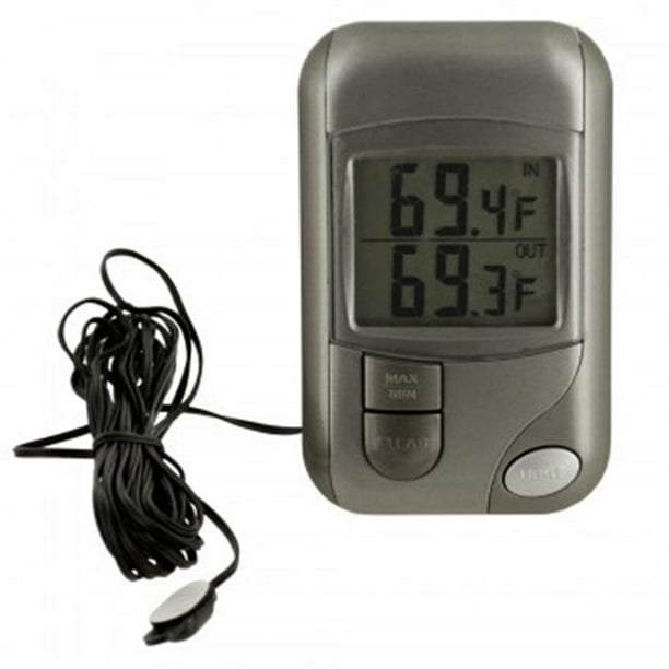 Bulk Buys OS05424 Indoor Outdoor Thermometer with Stand 24 Piece