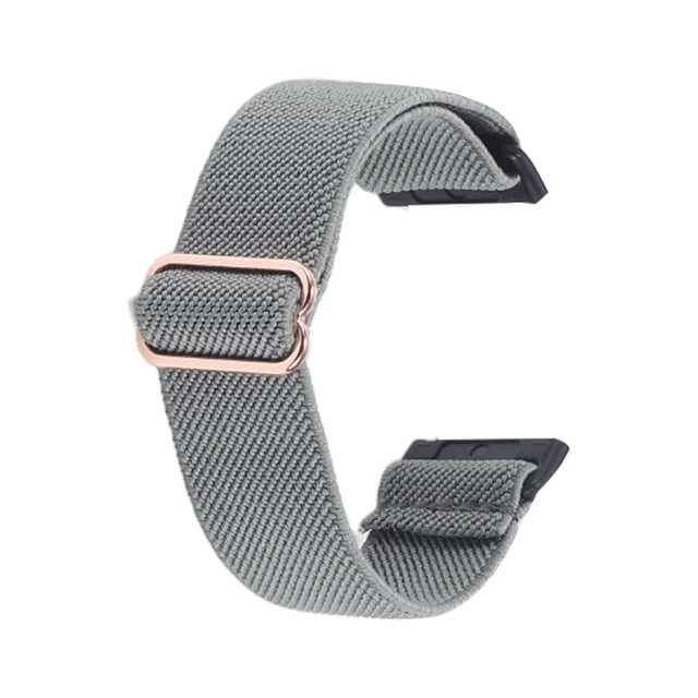 Correas de reloj de bucle deportivo de nailon Unique Bargains con liberación rápida para hombres y mujeres, ancho de banda de 23 mm, gris