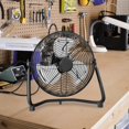 thumbnail image 3 of mollie Ventilador de alta velocidad de 14 pulgadas, ventilador de piso de garaje de metal resistente con 3 velocidades de inclinación ajustable, circulador de aire silencioso portátil para el hogar, d, 3 of 5
