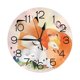 thumbnail image 1 of Reloj de pared con diseño de zorros naranjas, mariposa rosa y feliz día de la madre, silencioso, de 10 pulgadas, estilo rústico retro, decorativo para sala de estar, cocina, hogar, baño y dormitorio, 1 of 7