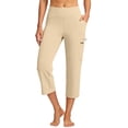 thumbnail image 6 of Women's Yoga Pants Workout Leggings Flare Casual Lounge Pants with Pockets High Waist and Tummy Control, S, 6 of 6