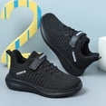 thumbnail image 2 of enyan Big Girls Sneakers Summer Breathable Lightweight Socks Shoes Soft Casual Sneakers Boy Running Shoes (Toddler/Little Kid/Big Kid) Black,13.5, 2 of 7