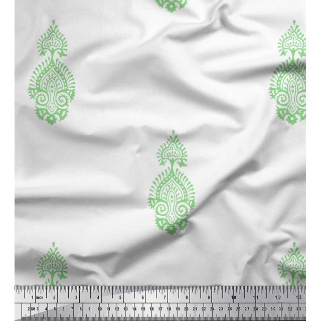 Soimoi Modal Satin Tissu Imprimé Floral par Yard 42 Pouces de Large