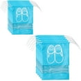 thumbnail image 4 of HELIAHO Shoe Storage Bags 10 Pcs Dustproof Waterproof Clear Window Drawstring Bag Drawstring Shoe Bags For Travel Women CJ911-41008, 4 of 7