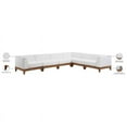 thumbnail image 3 of Meridian Furniture Rio Off White Water Resisting Fabric Modular Sectional, 3 of 4