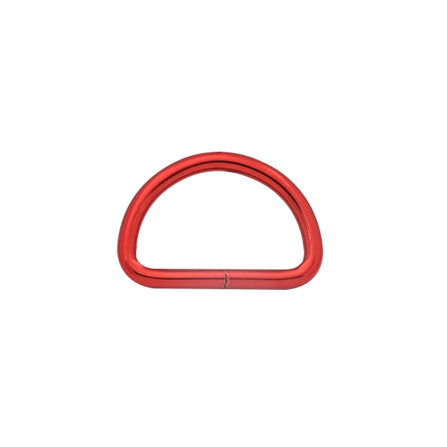 1.5 Inch D-Ring Buckles - Non-Welded Metal D Rings For Straps, Webbing & Pet Gear (Color Options)