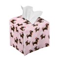 thumbnail image 6 of ZUXONGSY Christmas Square Tissue Box Covers Dachshund PU Leather Tissue Cube Box Customized Printed Tissue Cover Waterproof Tissue Cover Christmas Home Decoration, 6 of 7
