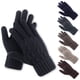 thumbnail image 1 of Guantes de pantalla táctil para hombre, guantes de invierno cálidos, acolchados y engrosados, guantes de punto jacquard, 1 of 5