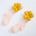 thumbnail image 4 of B91xZ Baby Girls Bobby Socks Super Soft Non-Slip Socks,Beige Small, 4 of 5