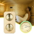 thumbnail image 3 of Special Temperature and Humidity Meter for Sauna Room to High Temperature and Wall Mounted Accurate Needle Display Sauna Accessories, 3 of 8