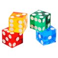 thumbnail image 2 of Miangastore 4 Pcs Precision Acrylic Dices Practical Right Angle Dice Entertainment Dies Random Color, 2 of 9