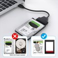 thumbnail image 2 of USB3.0 to SATA Cable Conversion Adapter Portable Replacement Connection External Laptop PC HDD Converter Cord Accessory, 2 of 7