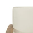thumbnail image 3 of Greta Acacia Wood Outdoor Club Chair, Teak and Beige, 3 of 8