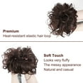 thumbnail image 3 of MORICA Tousled Updo Messy Bun Hair Piece Extension with Elastic Rubber Band Synthetic Scrunchies Ponytail for Women, 3 of 5