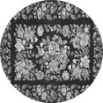 thumbnail image 1 of Ahgly Company Indoor Round Medallion Gray French Area Rugs, 7' Round, 1 of 1