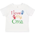 thumbnail image 3 of Inktastic I Love My Oma Grandchild Boys or Girls Baby T-Shirt, 3 of 5