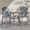 Gray, variant on Buballino Adirondack Chairs, High Back, Weather Resistant, Outdoor Bar Stools, Set of 2, Plastic Adirondack Chairs