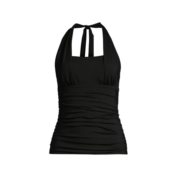 Lands' End Lands' End Women's Chlorine Resistant Square Neck Halter