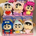 thumbnail image 4 of Crayon Shin-chan Blind Box Original, serie de muñecas de vinilo, primer lanzamiento, 6 piezas por caja, lindo juguete de peluche, modelo y estatuilla, juguete de regalo, 4 of 5
