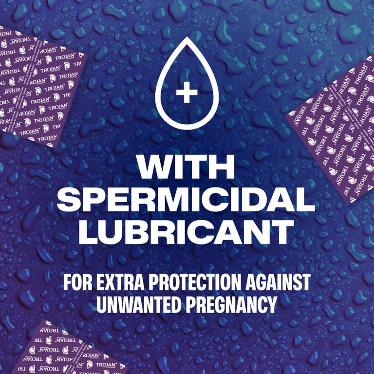 condom lubricant kill sperm Ultra Thin Condoms with Spermicide main image 1