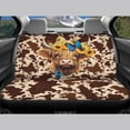 thumbnail image 4 of KUIFORTI Highland Cow Car Seat Cover Auto Accessories Interior 4Pcs, Front Seat Protector Auto Seat Rear Split Bench Cover Universal Automotive Seat Cover Accessories, 4 of 7