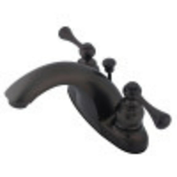 Two Handle 4" Centerset Lavatory Faucet with Retail Pop-up