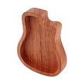 thumbnail image 1 of MasteelfCA Mahogany Plectrum Holder Guitar Picks Storage Case Box Guitar Accessory (Light Brown), 1 of 7