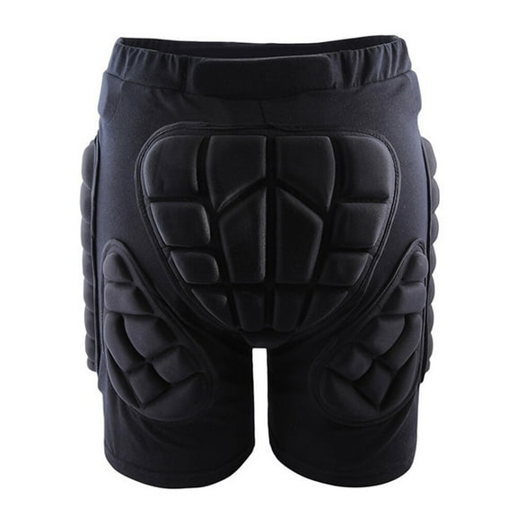 FOLOYORI 1Set Black Cotton EVA Hockey Pants for Protective Pants M 60-68cm