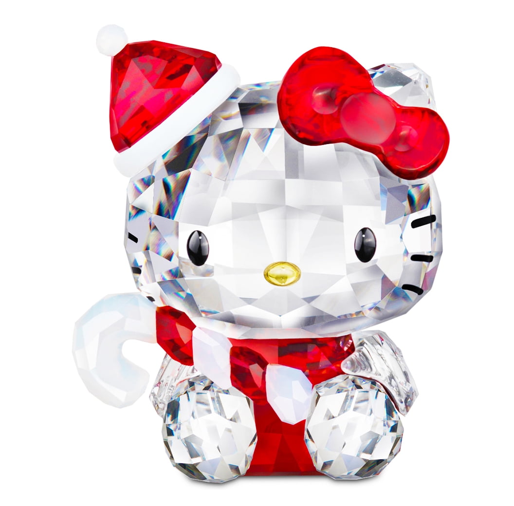 Swarovski Crystal Figurine Christmas HELLO KITTY SANTA 1142935