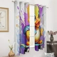 thumbnail image 2 of Q-version Funny Little Yellow Duck Blackout Curtains for Bedroom Curtains Insulated Room Darkening Window Drapes for Living Room, 2 of 7