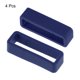 thumbnail image 3 of Anillos de Correa de Reloj Uxcell de Silicona para Correa de Reloj de 26mm de Ancho, Paquete de 4 en Azul Marino, 3 of 5