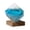 Light Blue, variant on Weather Forecast Bottle, Czzoypi Crystal Balloon Glass Barometer 150ml, Home Office Decoration with Wooden Base Predicts Sun Cloud Snow, Light Blue