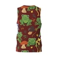 thumbnail image 2 of Rocae Frogs and Mushrooms for Men's Basketball Jersey Lightweight and Breathable Athletic Tank Top,Quick-Drying Sports Jersey Large, 2 of 9