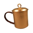 thumbnail image 3 of Jarra de té, taza de café de cobre de 500 ml con asa, práctica taza de agua portátil de cobre, taza de agua para restaurante, boda, hogar, oficina, 3 of 8