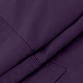 thumbnail image 7 of DDAPJ pyju Below The Knee Shorts for Men Elastic Waist Multi-Pockets Bermuda Cargo Shorts Baggy Casual Hiking Pants Purple M, 7 of 7