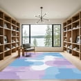 thumbnail image 2 of ODIKA 8'x10' Machine Washable Non-Slip Area Rug, Abstract Purple High Traffic Rug, Purple, 1058450, 2 of 7