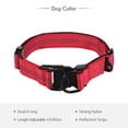 thumbnail image 4 of Collier pour Chien Solide et Durable Double Anneau en Nylon Longueur Réglable Bandes Réfléchissantes Confortables Colliers pour Animaux, 4 of 8
